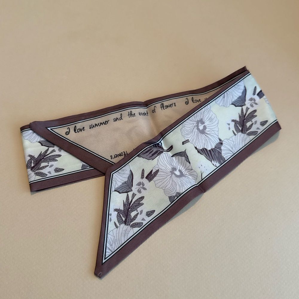 Flower hair wrap M1196